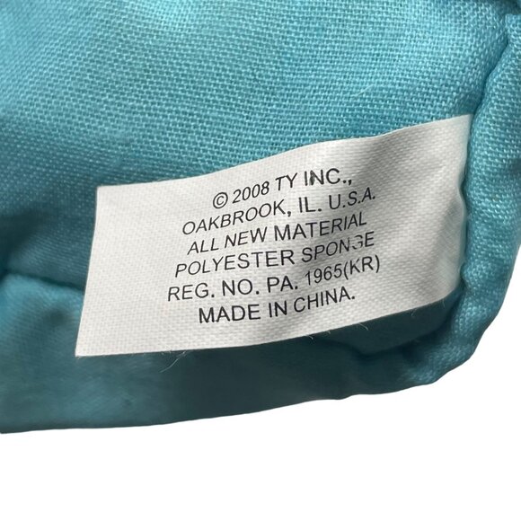 Vintage Ty Plaid Mini Tote Bag For Dolls Or Small Pets Blue & Yellow Fabric - Picture 4 of 5